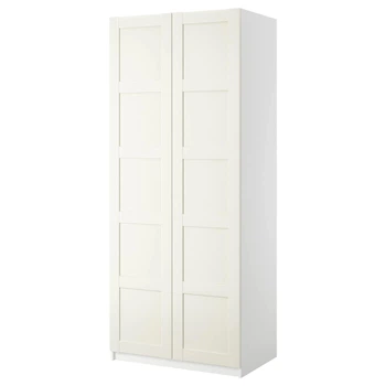 Шафа 2-х дверна, 100х60х236 см PAX/BERGSBO IKEA 499.046.34 білий