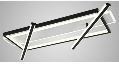 Люстра VALESO V K38627-4 BK+WH светодиодная LED на кухню, для гостинной, для спальни