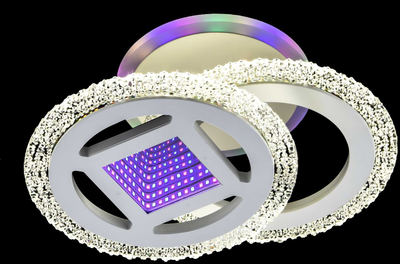 Люстра VALESO 3412-2C WH світлодіодна LED на кухню, для вітальні, для спальні