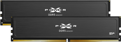 Оперативная память Silicon Power DDR5-6400 32768MB PC5-51200 (Kit of 2x16384) XPOWER Pulse Gaming Black (SP032GXLWU64AFDJ)