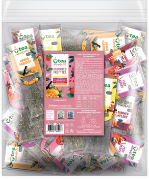 Чай Tea Moments Assorted Fuit Tea 5 смаків по 10 кадді-пакетів (4823118605273)