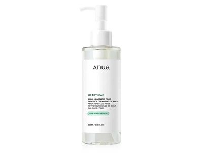 Гидрофильное масло для мягкого очищения чувствительной кожи ANUA Heartleaf Pore Control Cleansing Oil Mild, 200мл (8809640735028)