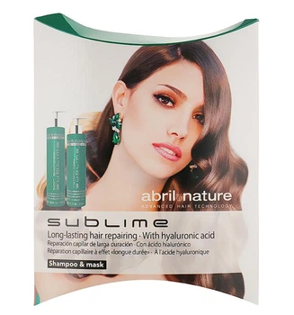 Набор Abril et Nature Hyaluronic Sublime Шампунь 30 мл + Маска 30 мл