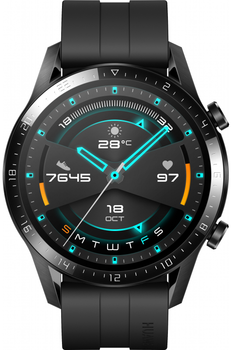 Смарт-годинник Huawei Watch GT 2 46mm / GPS / Bluetooth 5.1 / Вологозахист 5 ATM / До 14 днів роботи / Lite OS / Matte Black (LTN-B19) Б/В b5