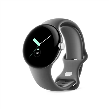 Смарт-часы Google Pixel Watch 41mm / NFC / GPS / Wi-Fi / Bluetooth 5.0 / Влагозащита 5 ATM / Wear OS / Silver/Charcoal Б/В