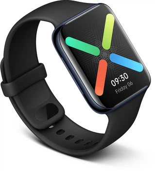 Смарт-часы Oppo Watch 46мм / NFC / GPS / Wi-Fi / Bluetooth 4.2 / Влагозащита 5 АТМ / Прием звонка / Wear OS / Black (OW19) Б/В b1