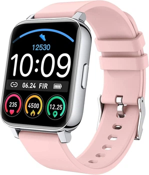 Смарт-часы Motast Smartwatch P22D 1.7" Серебряно-розовый