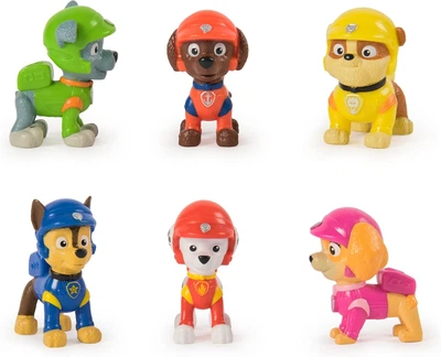 Набір Щенячий Патруль 6 фігурок Загін Цуценят Paw Patrol Pup Squad Spin Master 6071053