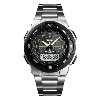 Мужские наручные часы Skmei 1370 Silver, 1370SI (17129)