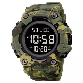 Часы наручные мужские Skmei 1968 Camouflage Green, 1968CMGN (17173)