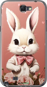 Чехол на Samsung Galaxy Note 2 N7100 Зайчик "5669t-17-70447"