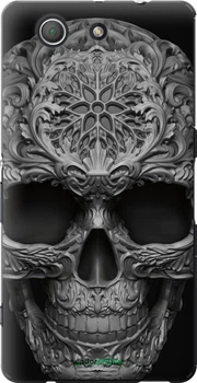 Чехол на Sony Xperia Z3 Compact D5803 skull-ornament "4101u-277"