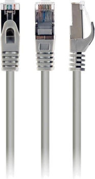 Патч-корд Cablexpert CAT6A SSTP 15 м Сірий (PP6A-LSZHCU-15M)