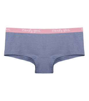Подростковые трусы шортики с принтом Candy Girl для девочки - Donella - 5771PD7 - 146-152 см - Джинсовый