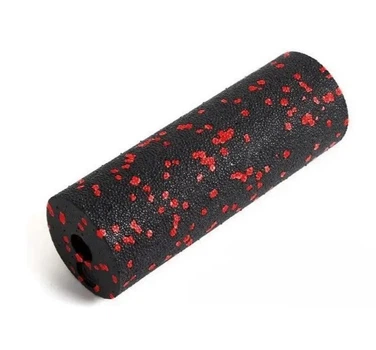 Массажный ролик (роллер) гладкий PowerPlay PP-4346 Mini EPP Foam Roller Черно/Красный (15,3x5,3 см) (PP_4346_Red_(15*5))