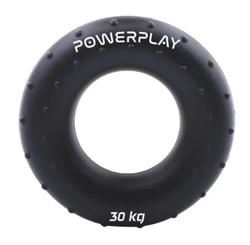 Эспандер кистевой силиконовый PowerPlay PP-4338 Hand Grip Hard 30 кг Черный (PP_4338_Black_30kg)
