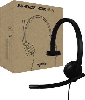 Навушники Logitech H570e Corded Mono USB-C Headset (Teams version) Black (981-001427)