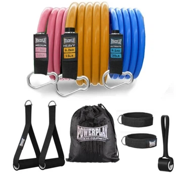 Набор трубчатых эспандеров PowerPlay PP-4101 Expander Tube Set 3 шт (до 18,2 кг.) (PP-4101_3set)