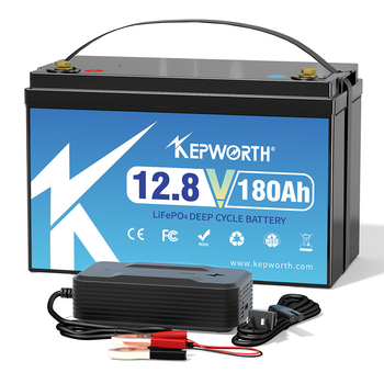 Аккумулятор Kepworth LiFePO4 12V 180Ah 2304W с зарядным устройством (литий железо фосфатный АКБ с BMS)