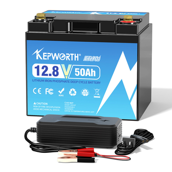 Аккумулятор Kepworth LiFePO4 12V 50Ah 640W с зарядным устройством (литий железо фосфатный АКБ с BMS)