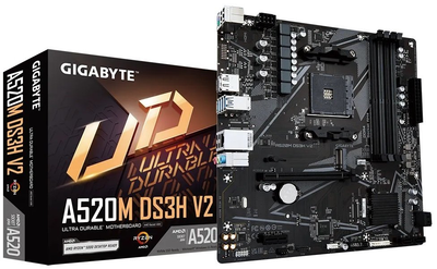 Материнська плата Gigabyte A520M DS3H V2