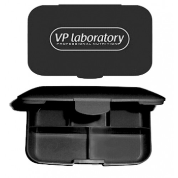 Таблетниця VPLab Pill Box Black