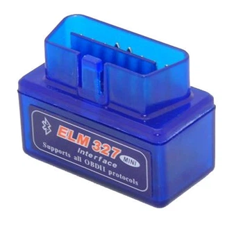 Мини Bluetooth ELM327 V1.5 OBD2 сканер диагностики показателей авто (286401)