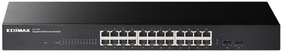 Switch Edimax GS-1026 V3 26-Port Gigabit Switch with 2 SFP Ports