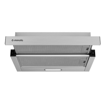 Кухонна витяжка Minola HTL 514 I LED, нержавіюча сталь телескопічна висувна вбудована в шафу, 50 см