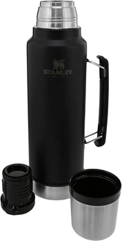 Термос туристический Stanley Legendary Classic 1.4 л Чёрный матовый 40 часов тепла 45 часов холода