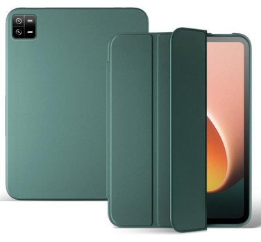 Чехол-книжка DK для Xiaomi Pad 6 / 6 Pro 11" | Эко-кожа силикон Smart Case (green)