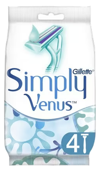 Бритви одноразові жіночі Simply Venus 2 4 шт