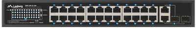 Комутатор Lanberg RSFE-24P-2C-360 24X 100MB POE+/2X COMBO RACK 19" GIGABIT ETHERNET 360W V2