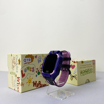 Умные детские часы Baby Watch Smart Q19 Pink с GPS, SOS и связью