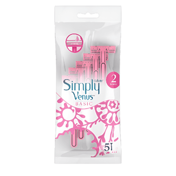 Станок одноразовий Gillette Simply Venus Basic 5 шт (7702018482740)