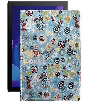 Чохол з екошкіри для планшету Alcatel 1T 10 Smart (8092) Кола-кольорові