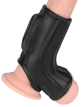 Насадка на пенис с вибрацией Lovetoy Ridge Knights Ring with Scrotum Sleeve (22527000000000000)