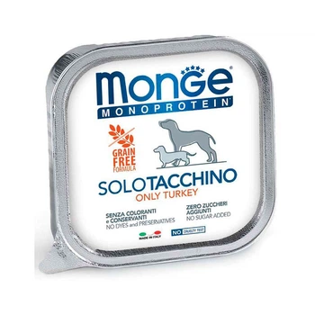 Вологий корм Monge Dog Wet SOLO індичка 150 г