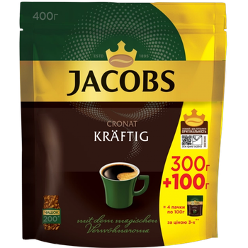 Кава розчинна Jacobs Cronat Kraftig 400г