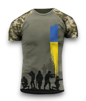Мужская футболка Слава Украине (Army) / XL
