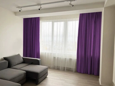 Комплект штор MANA микровелюр Diamond 150*240 см, две шторы. Цвет фиолетовый (98).