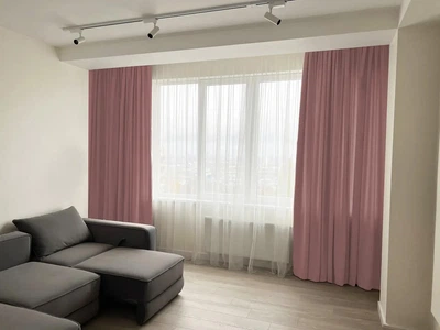 Комплект штор MANA микровелюр Diamond 150*250 см, две шторы. Цвет холодный розовый (213).