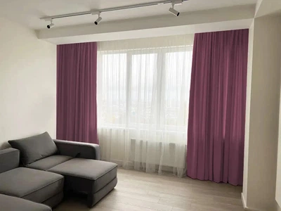 Комплект штор MANA микровелюр Diamond 150*260 см, две шторы. Цвет розово-сиреневый (212).