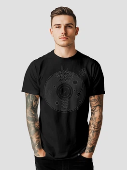 Мужская футболка Dubhumans Space Music Черный 2XL (SM2-TM-B-2XL)