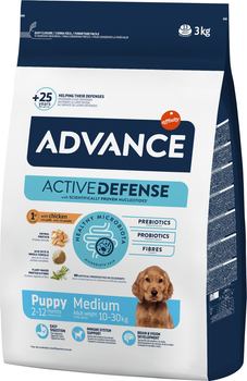 Сухой корм для щенков средних пород Advance Puppy Medium 3 кг (8410650150291)