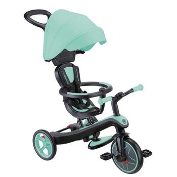 Дитячий велосипед 4 в 1 Globber Explorer Trike Mint від 10 місяців до 5 років (634-206)