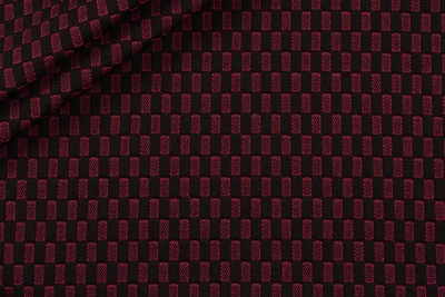 Ткань Жаккард трикотаж "Серена" фигуры малиновый пог. м. (9942)