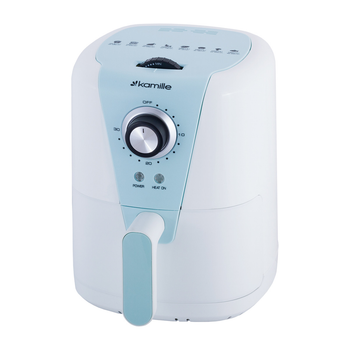 Фритюрница электрическая Kamille KM-6814 1000 Вт с антипригарной чашей 1,5 л Белая (127-84-6814)