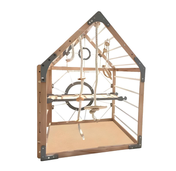 Игровая площадка детская Woodandhearts AAKP045 Натуральный/Серый