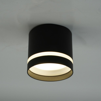 Светильник точечный накладной LUMINARIA GUSTA 1xGX53 82x70 Черный (6951635281217)